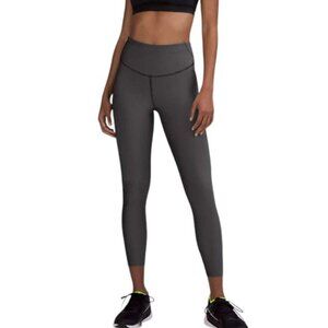 Lululemon Base Pace High-Rise Tight 25" *Two-Tone Ribbed Black / Gull Grey